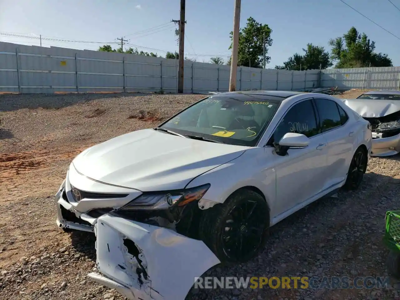 2 Photograph of a damaged car 4T1K61AK0MU595794 TOYOTA CAMRY 2021