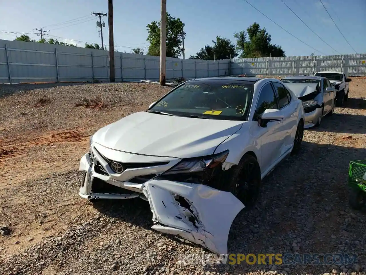 9 Photograph of a damaged car 4T1K61AK0MU595794 TOYOTA CAMRY 2021