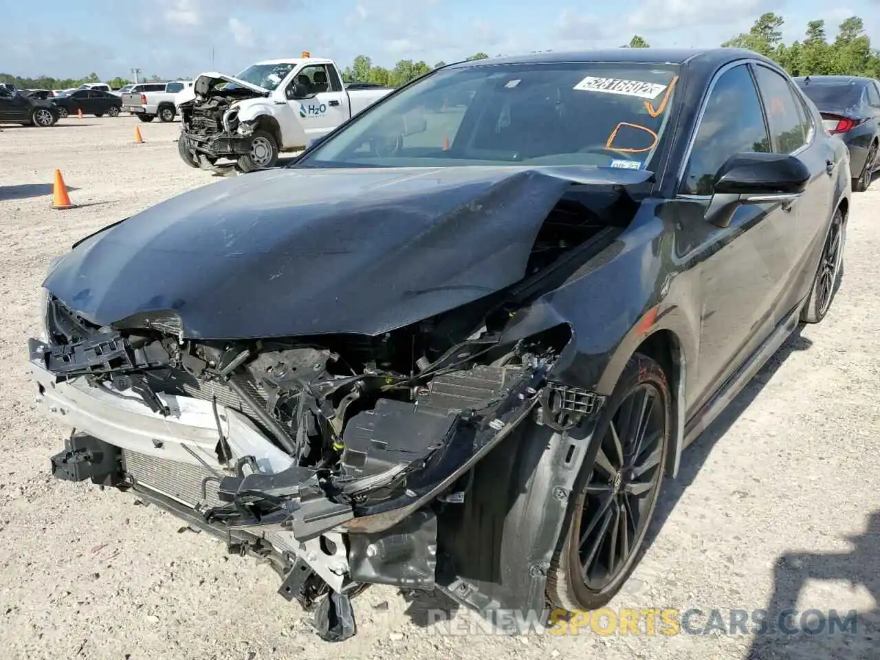 2 Photograph of a damaged car 4T1K61AK0MU616806 TOYOTA CAMRY 2021