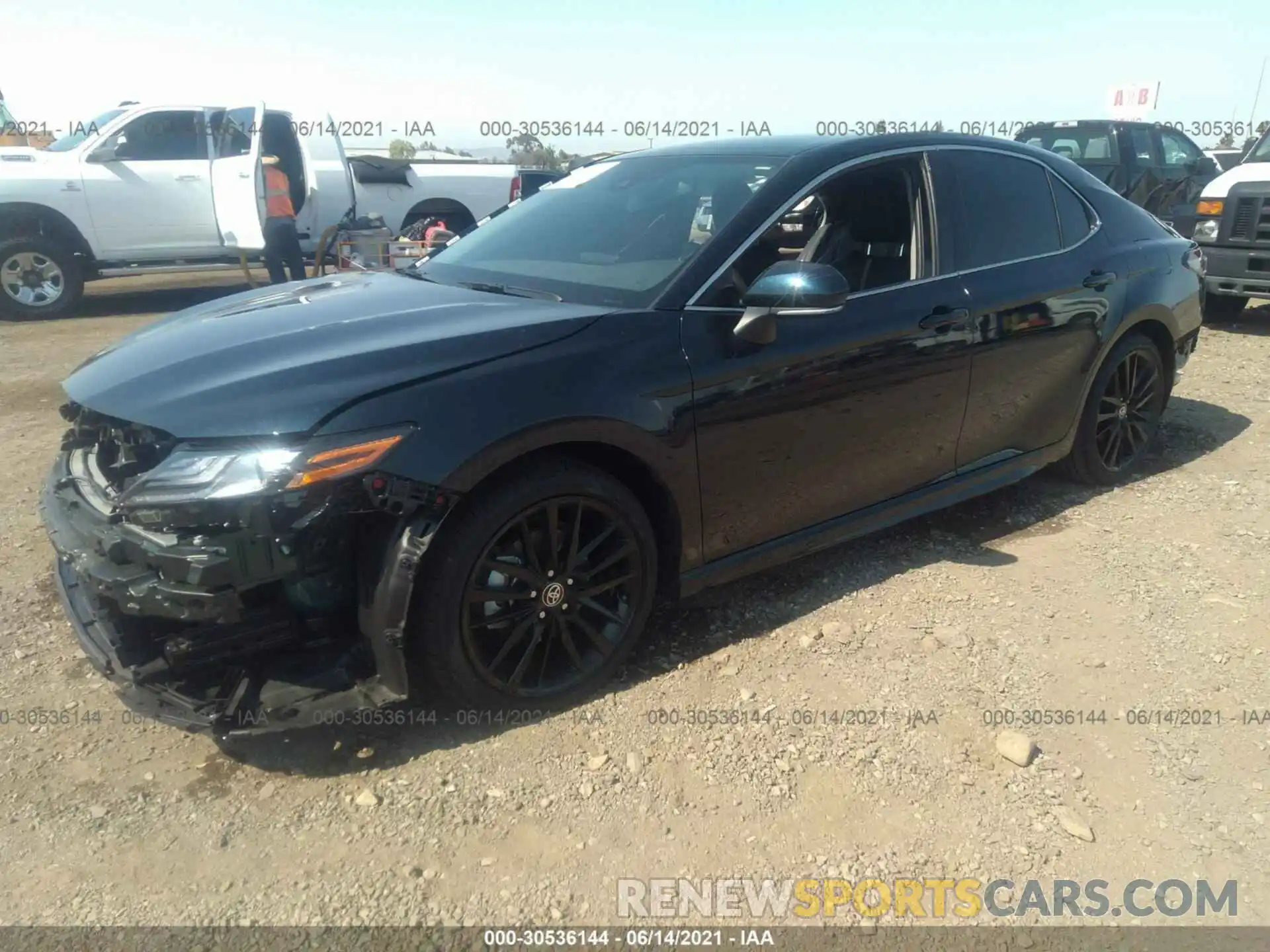 2 Photograph of a damaged car 4T1K61AK1MU413102 TOYOTA CAMRY 2021