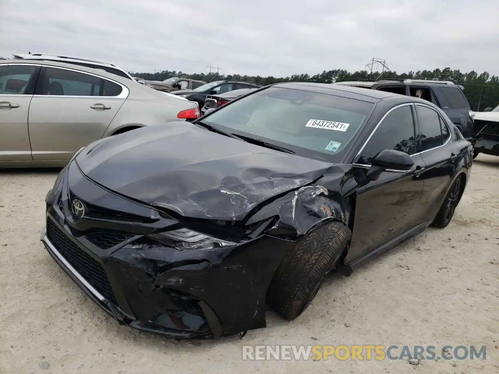 2 Photograph of a damaged car 4T1K61AK1MU419238 TOYOTA CAMRY 2021