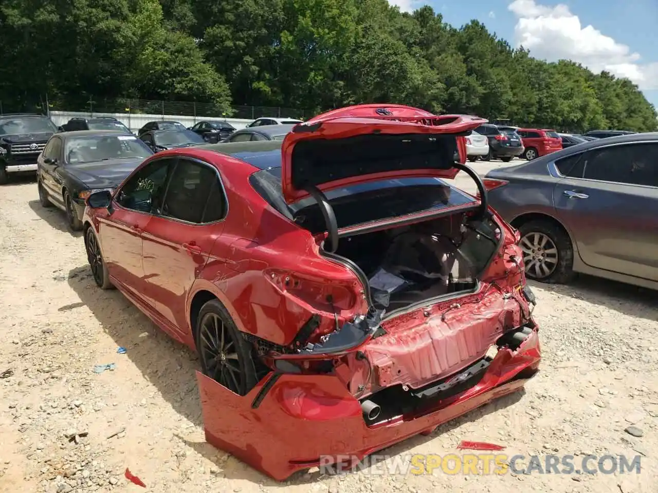 3 Photograph of a damaged car 4T1K61AK1MU434130 TOYOTA CAMRY 2021