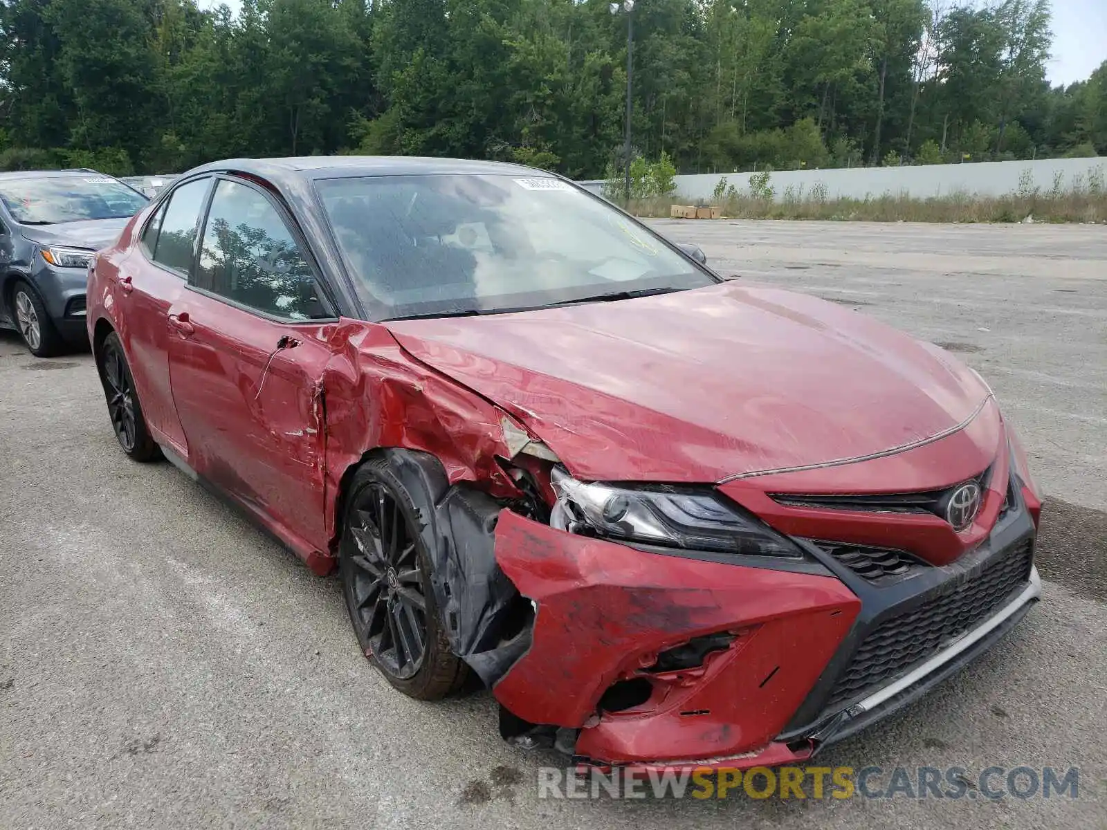 1 Photograph of a damaged car 4T1K61AK1MU445757 TOYOTA CAMRY 2021