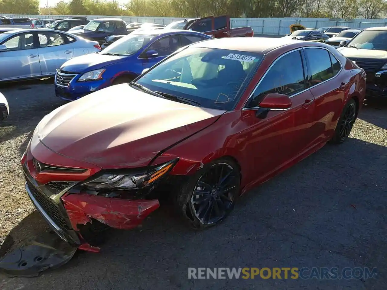 2 Photograph of a damaged car 4T1K61AK1MU484459 TOYOTA CAMRY 2021