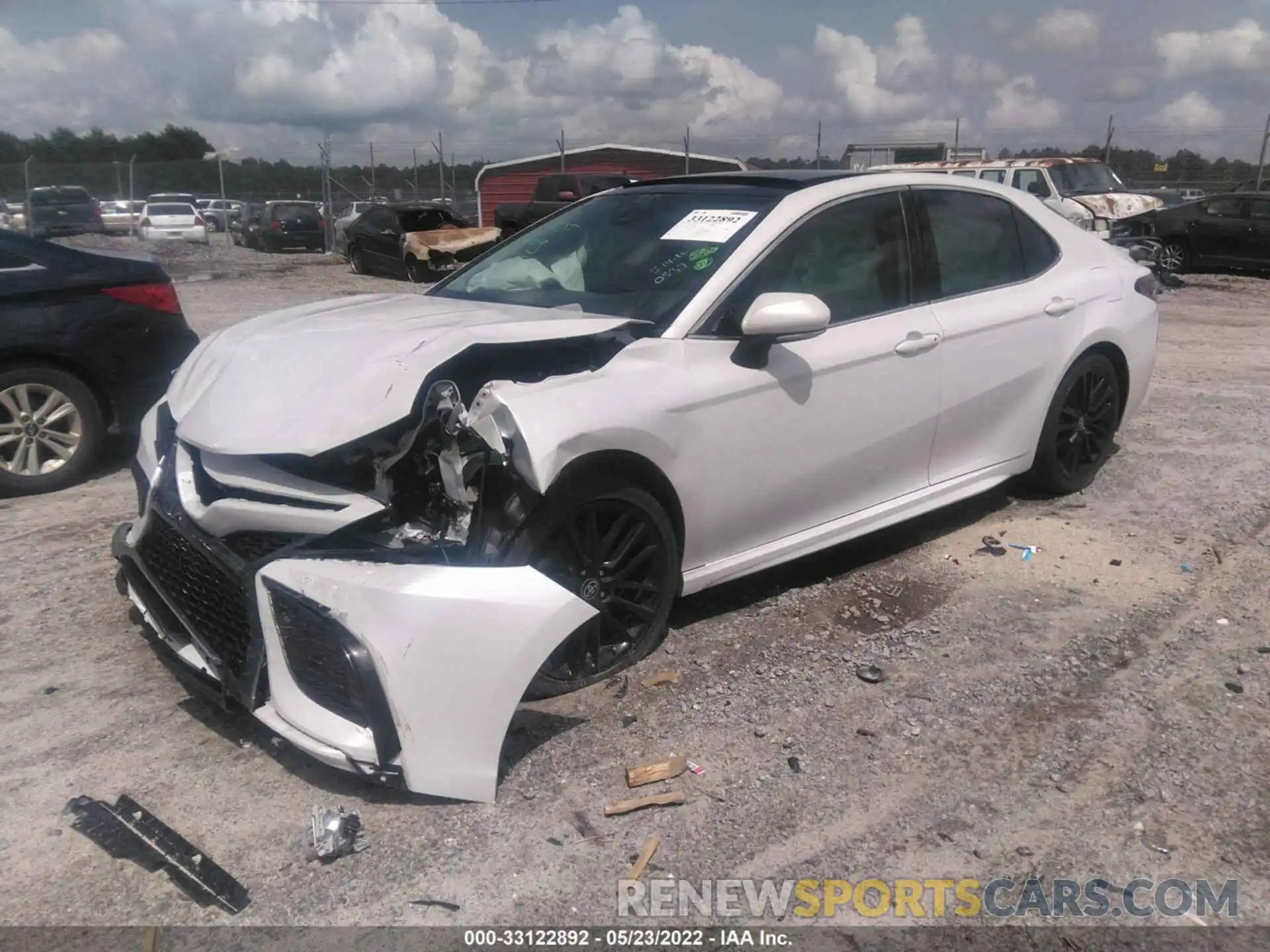 2 Photograph of a damaged car 4T1K61AK1MU520537 TOYOTA CAMRY 2021