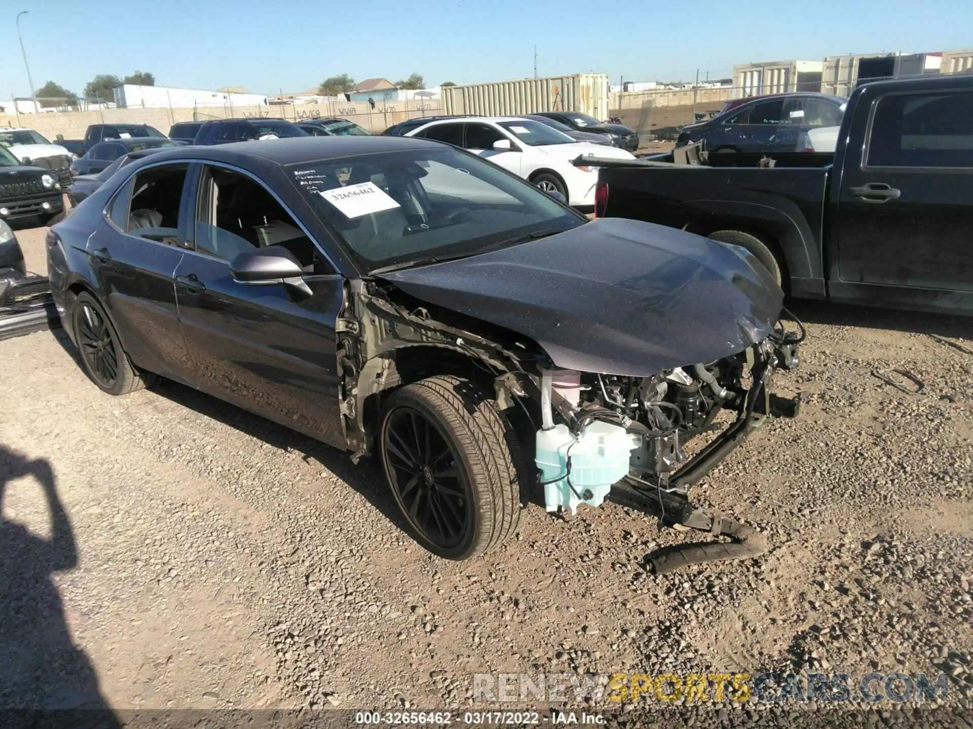 1 Photograph of a damaged car 4T1K61AK1MU583590 TOYOTA CAMRY 2021