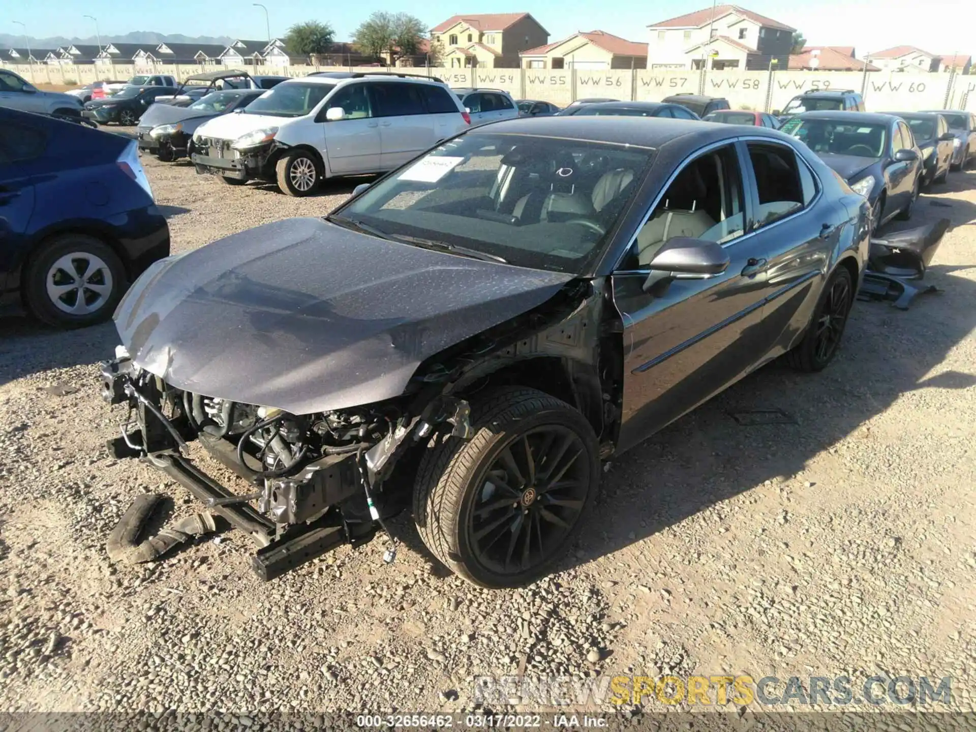 2 Photograph of a damaged car 4T1K61AK1MU583590 TOYOTA CAMRY 2021