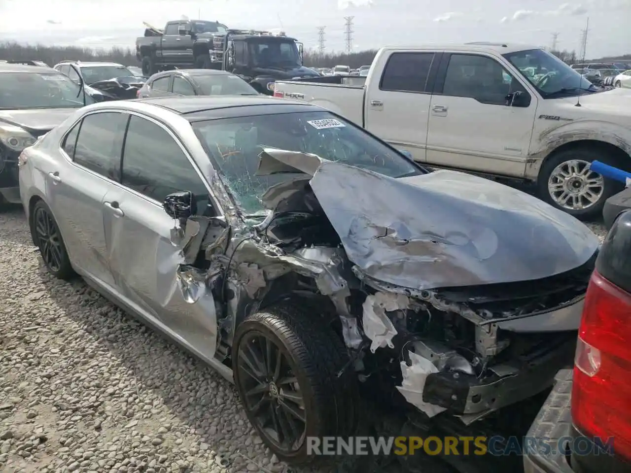 1 Photograph of a damaged car 4T1K61AK2MU446366 TOYOTA CAMRY 2021