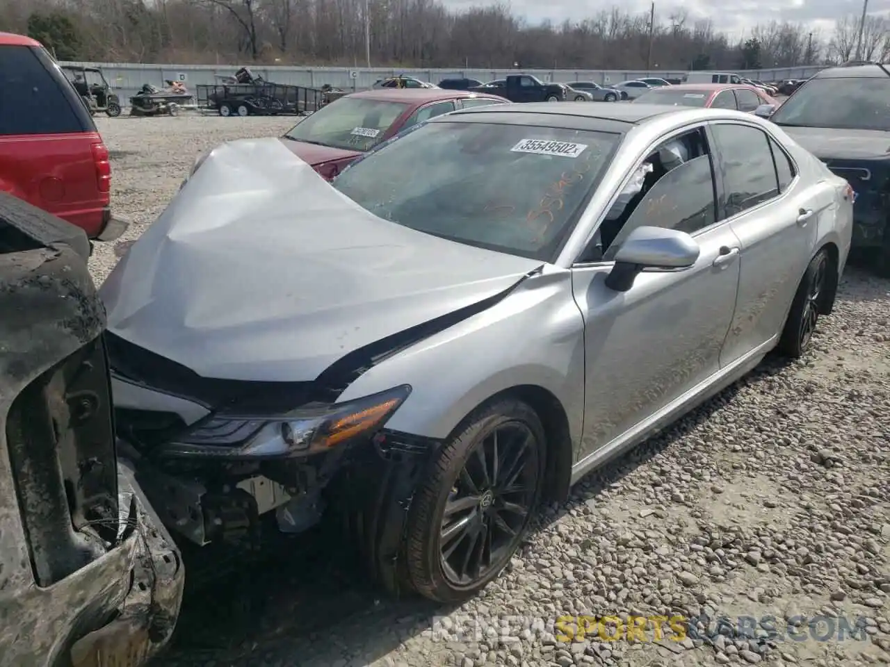 2 Photograph of a damaged car 4T1K61AK2MU446366 TOYOTA CAMRY 2021