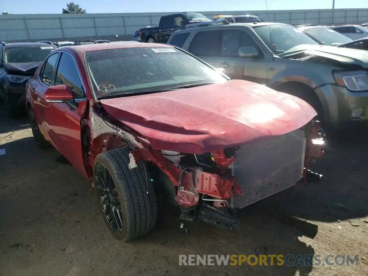 1 Photograph of a damaged car 4T1K61AK2MU447923 TOYOTA CAMRY 2021