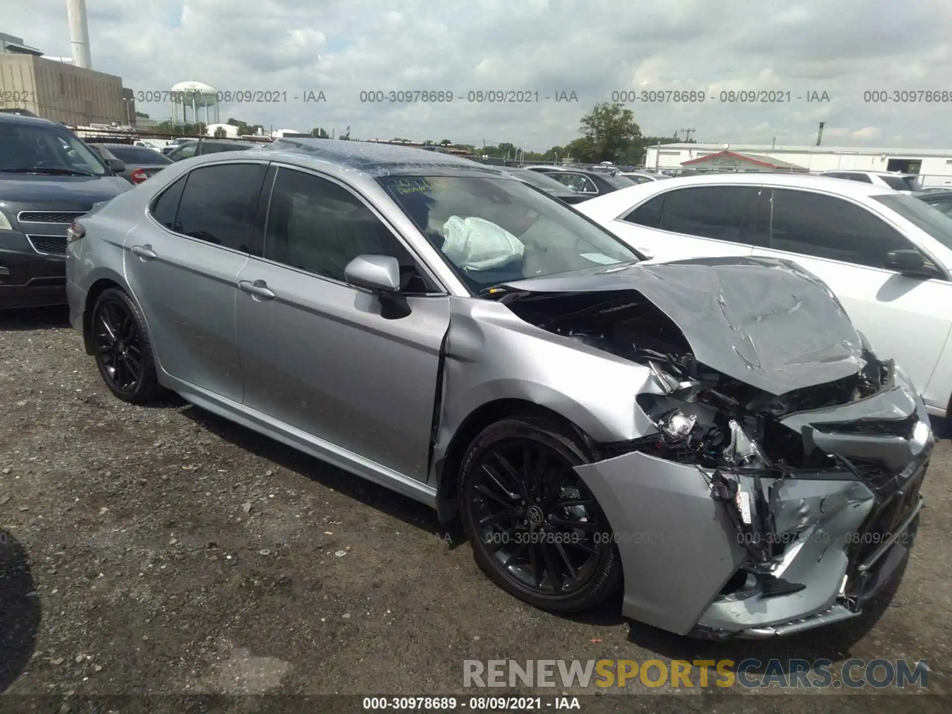 1 Photograph of a damaged car 4T1K61AK2MU451390 TOYOTA CAMRY 2021