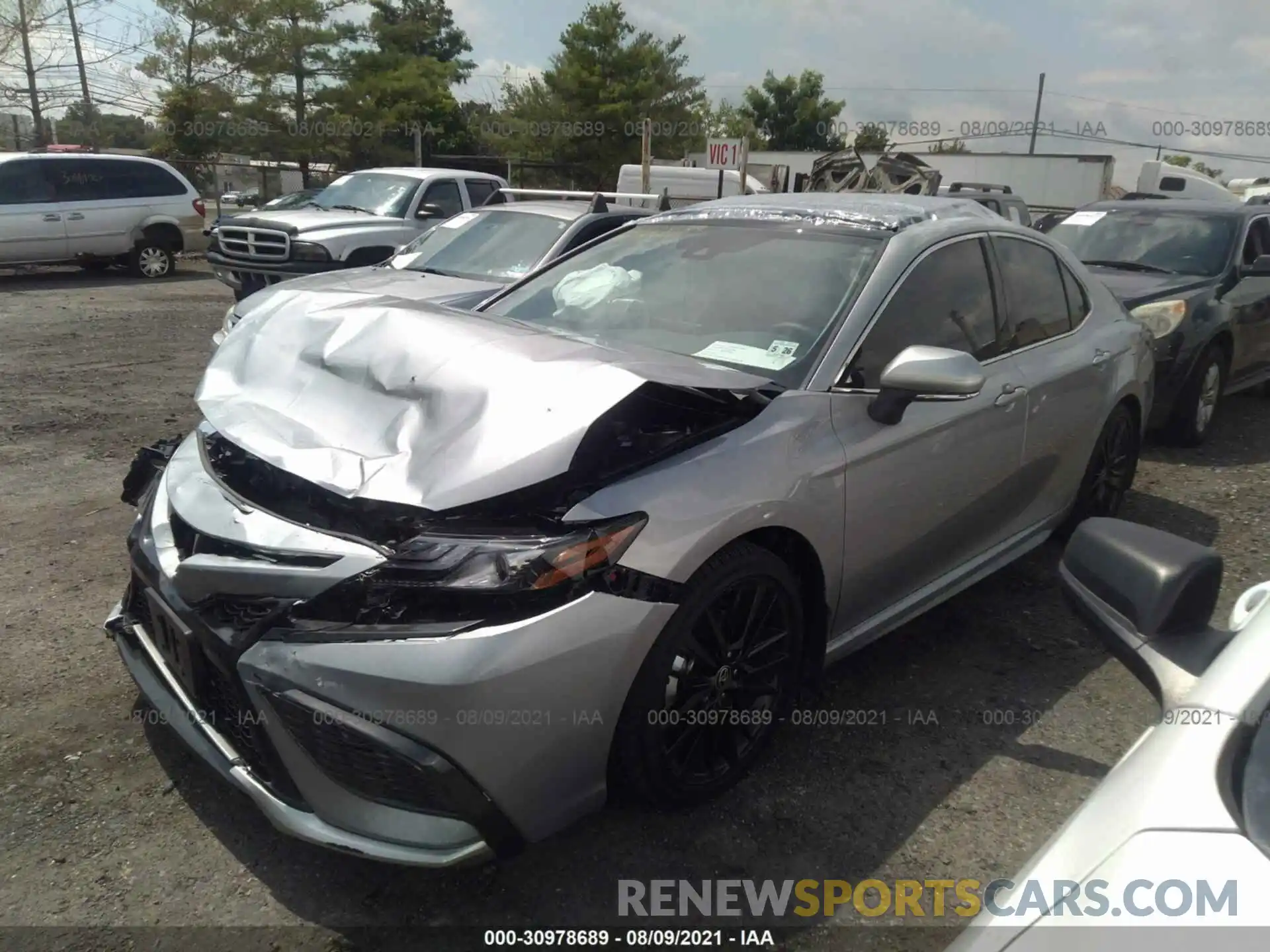 2 Photograph of a damaged car 4T1K61AK2MU451390 TOYOTA CAMRY 2021