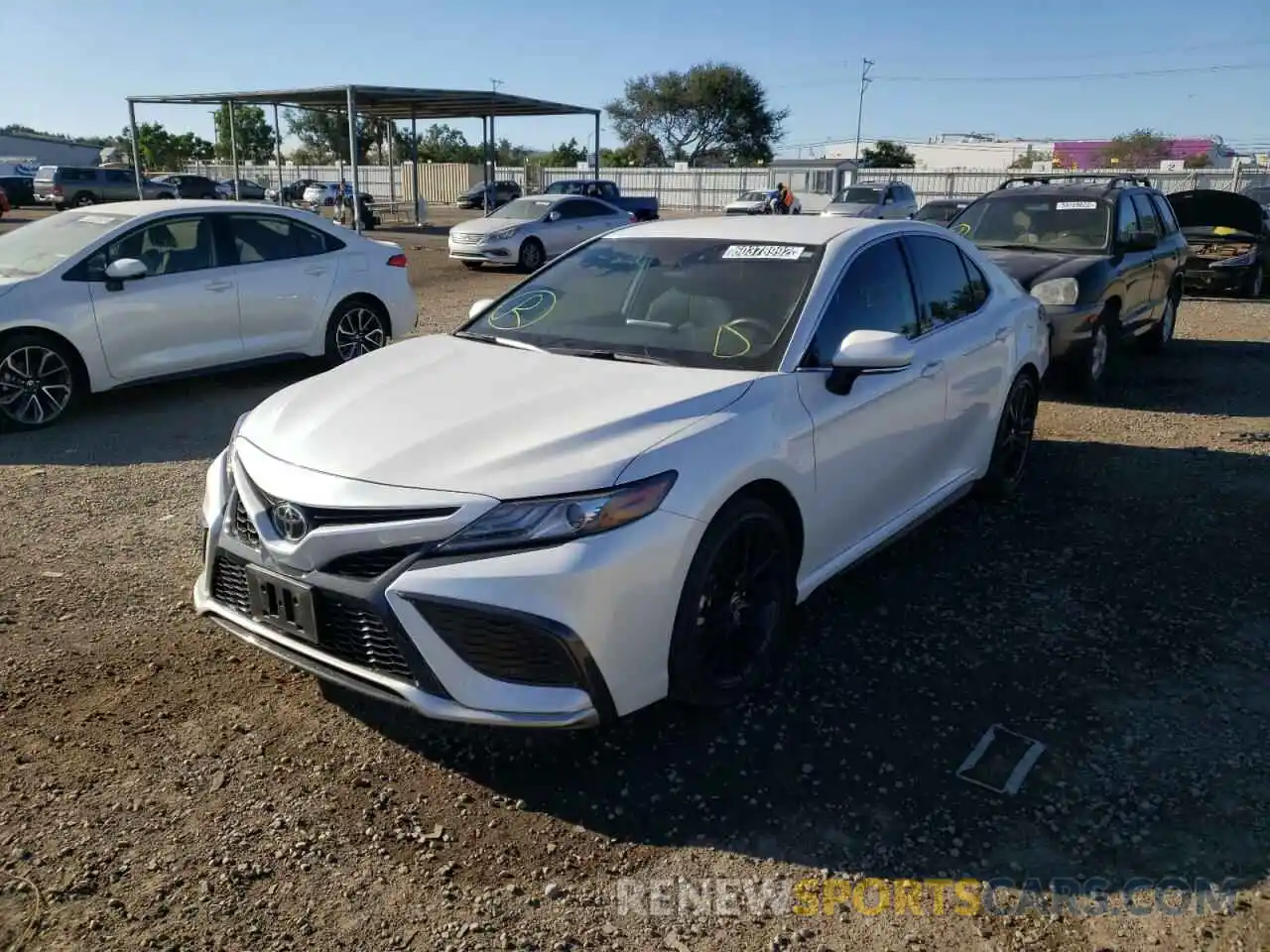 2 Photograph of a damaged car 4T1K61AK2MU539114 TOYOTA CAMRY 2021