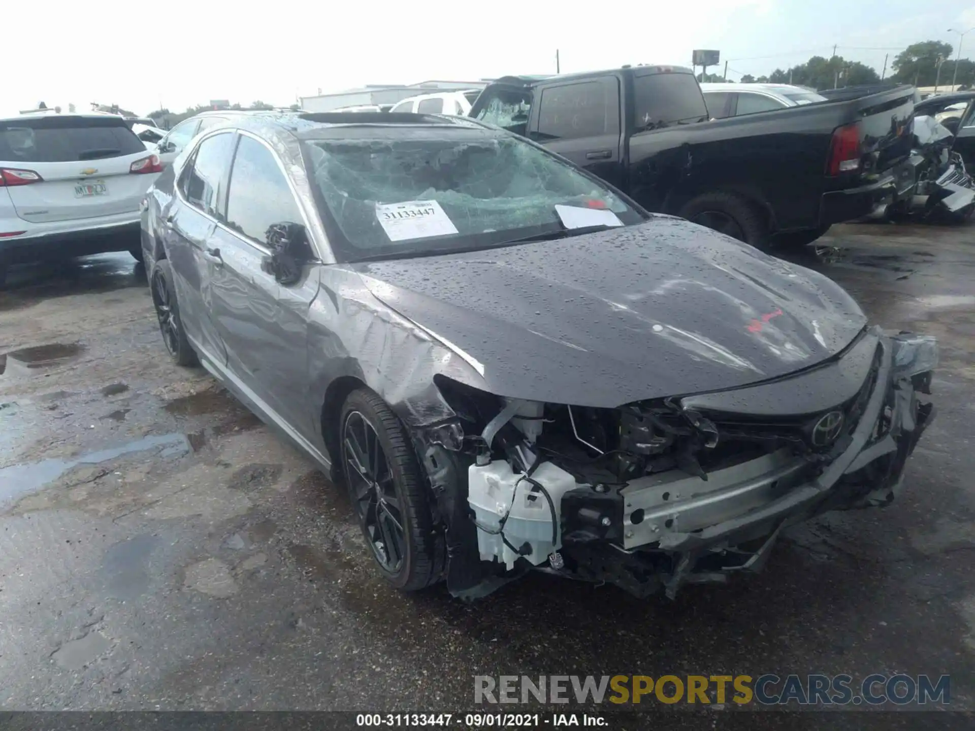 1 Photograph of a damaged car 4T1K61AK2MU556902 TOYOTA CAMRY 2021