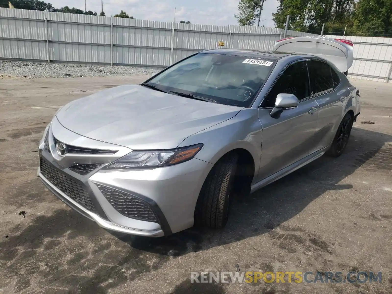 2 Photograph of a damaged car 4T1K61AK2MU568936 TOYOTA CAMRY 2021