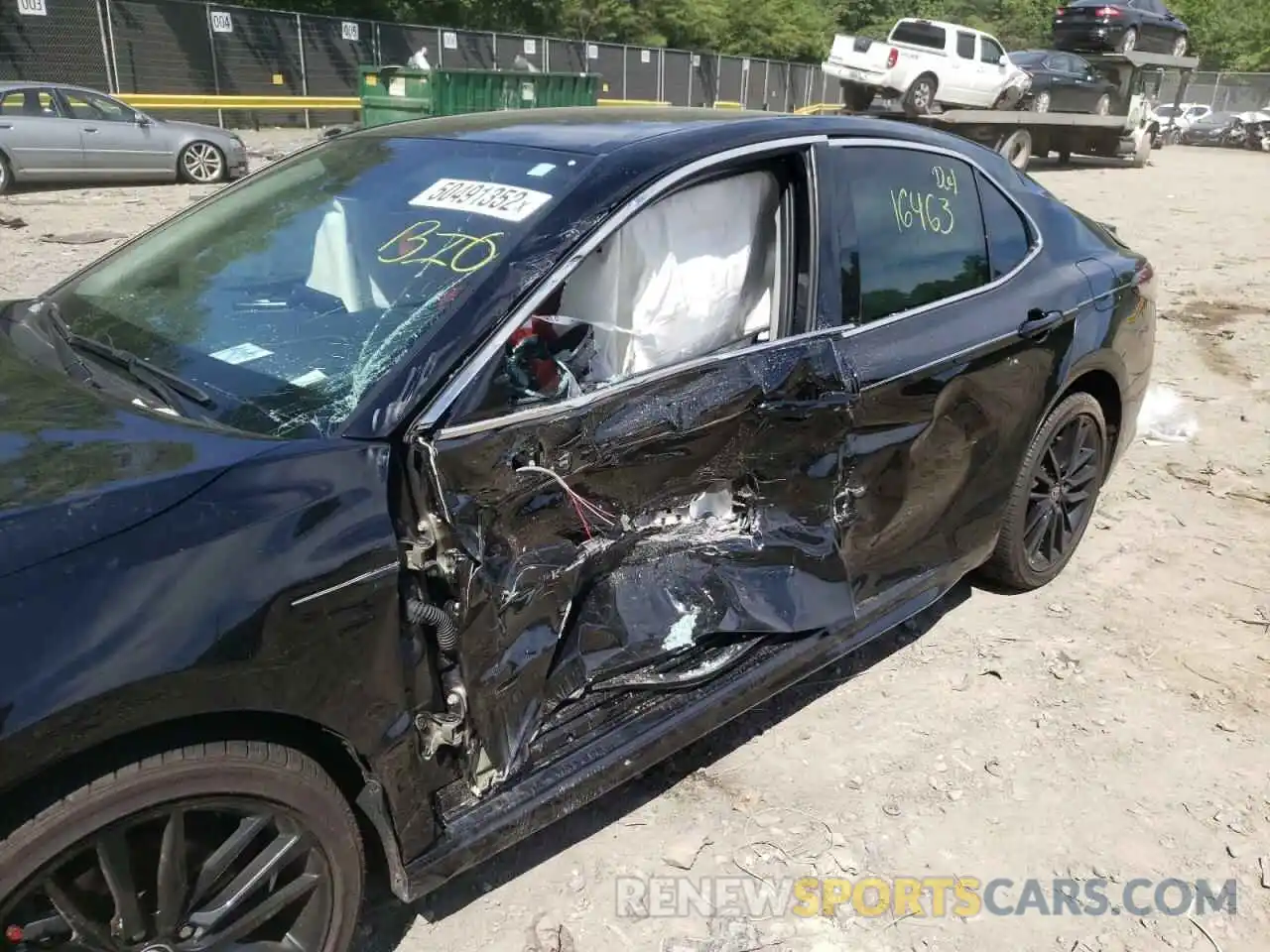 9 Photograph of a damaged car 4T1K61AK2MU590628 TOYOTA CAMRY 2021