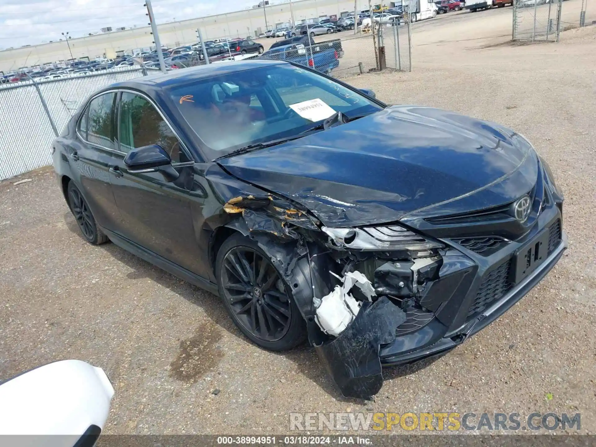 1 Photograph of a damaged car 4T1K61AK3MU409004 TOYOTA CAMRY 2021