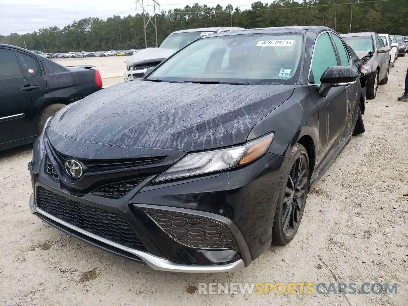 2 Photograph of a damaged car 4T1K61AK3MU418303 TOYOTA CAMRY 2021