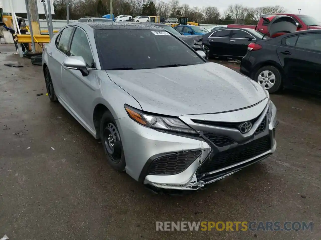 1 Photograph of a damaged car 4T1K61AK3MU422691 TOYOTA CAMRY 2021