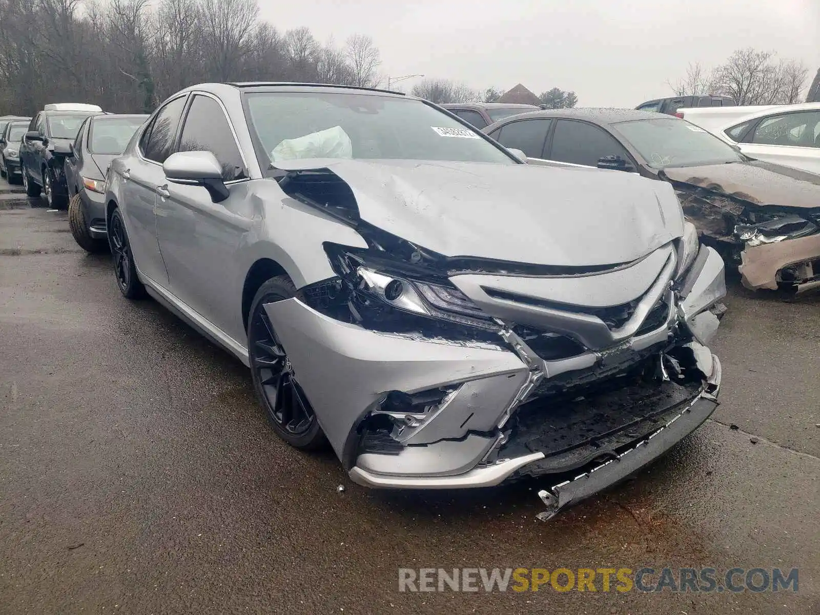 1 Photograph of a damaged car 4T1K61AK3MU429172 TOYOTA CAMRY 2021