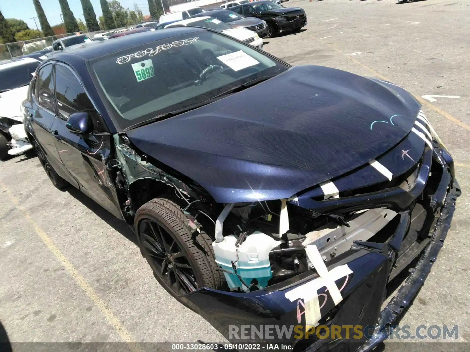 1 Photograph of a damaged car 4T1K61AK3MU442942 TOYOTA CAMRY 2021