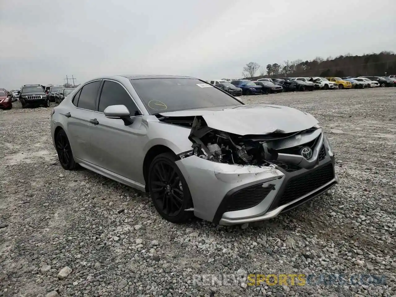 1 Photograph of a damaged car 4T1K61AK3MU465881 TOYOTA CAMRY 2021