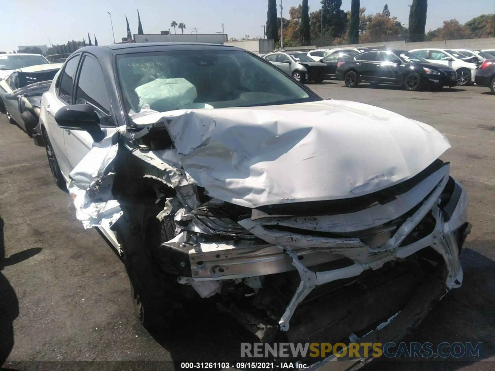 1 Photograph of a damaged car 4T1K61AK3MU472426 TOYOTA CAMRY 2021