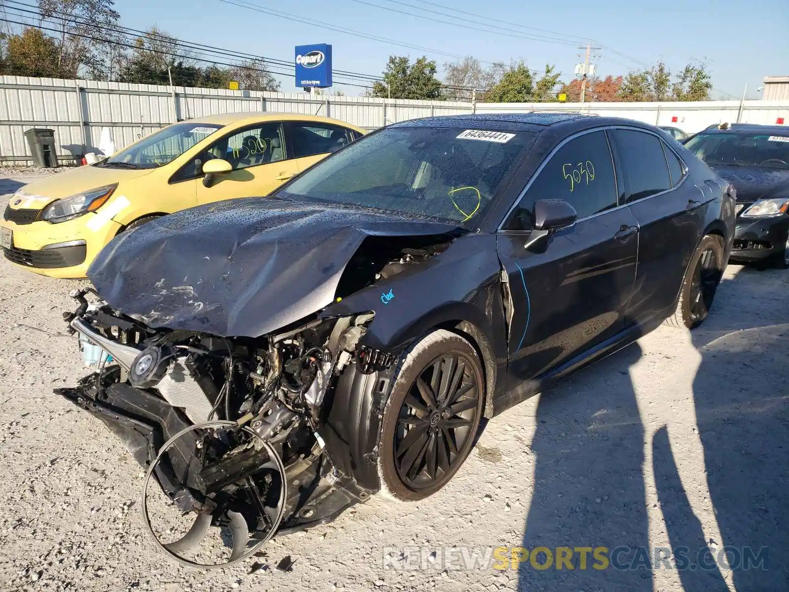 2 Photograph of a damaged car 4T1K61AK3MU476556 TOYOTA CAMRY 2021