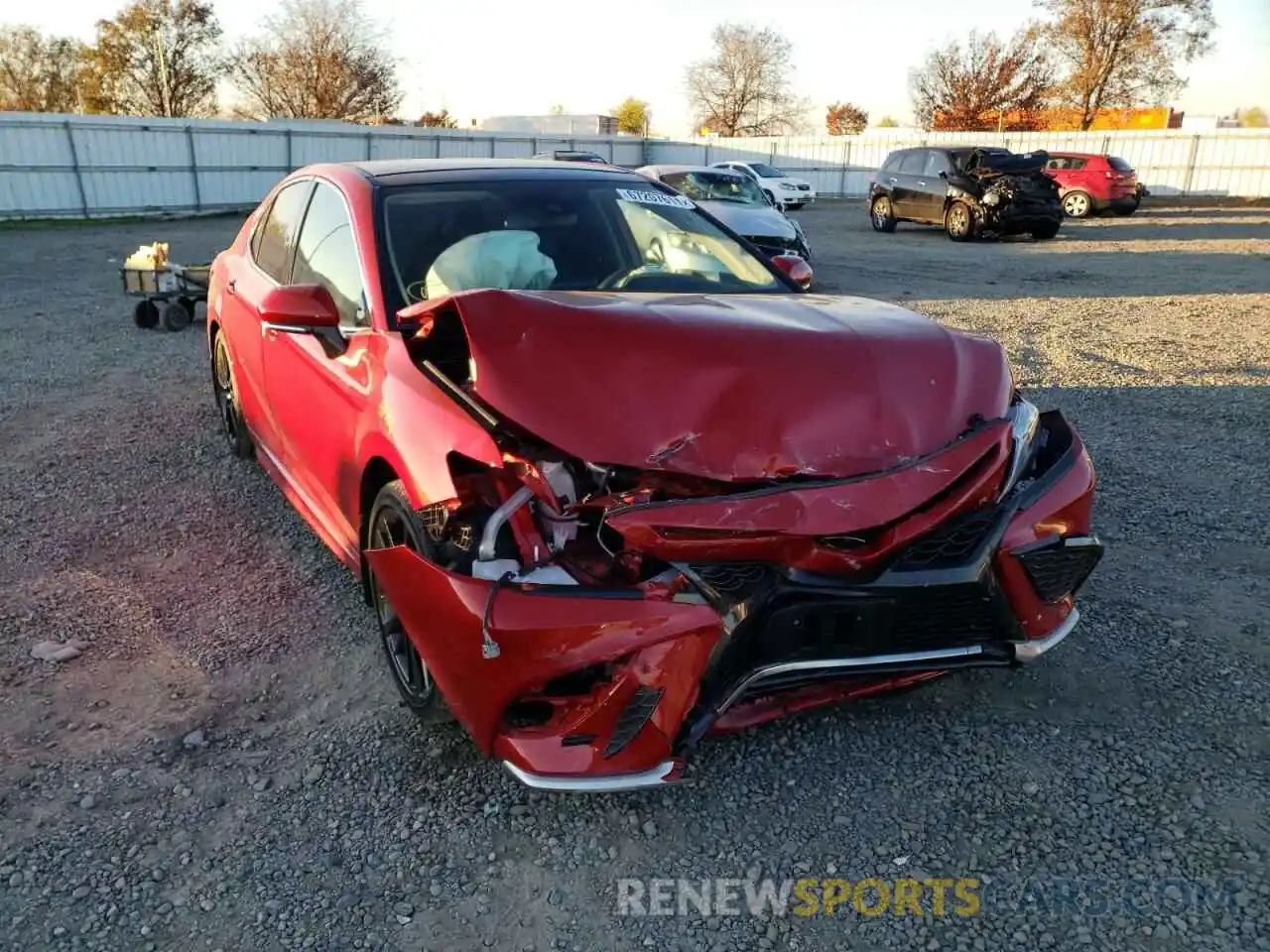 1 Photograph of a damaged car 4T1K61AK3MU479120 TOYOTA CAMRY 2021