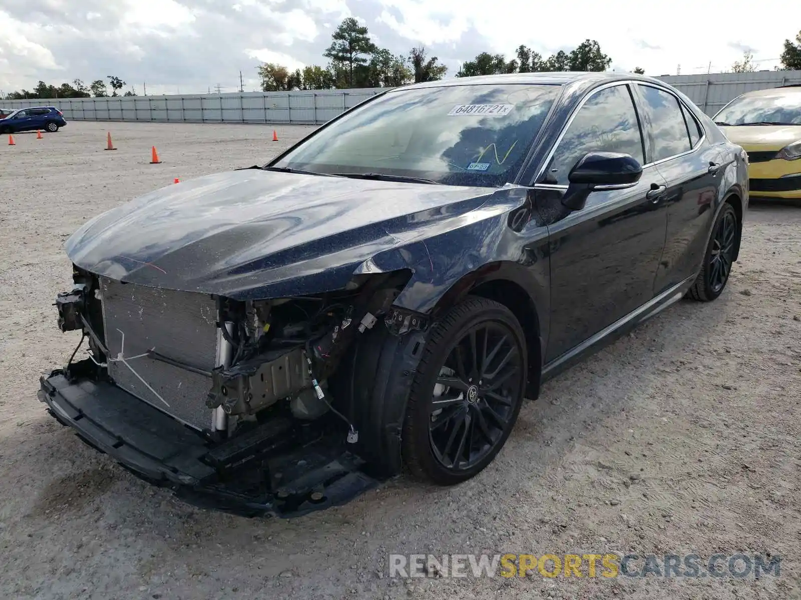 2 Photograph of a damaged car 4T1K61AK3MU480896 TOYOTA CAMRY 2021