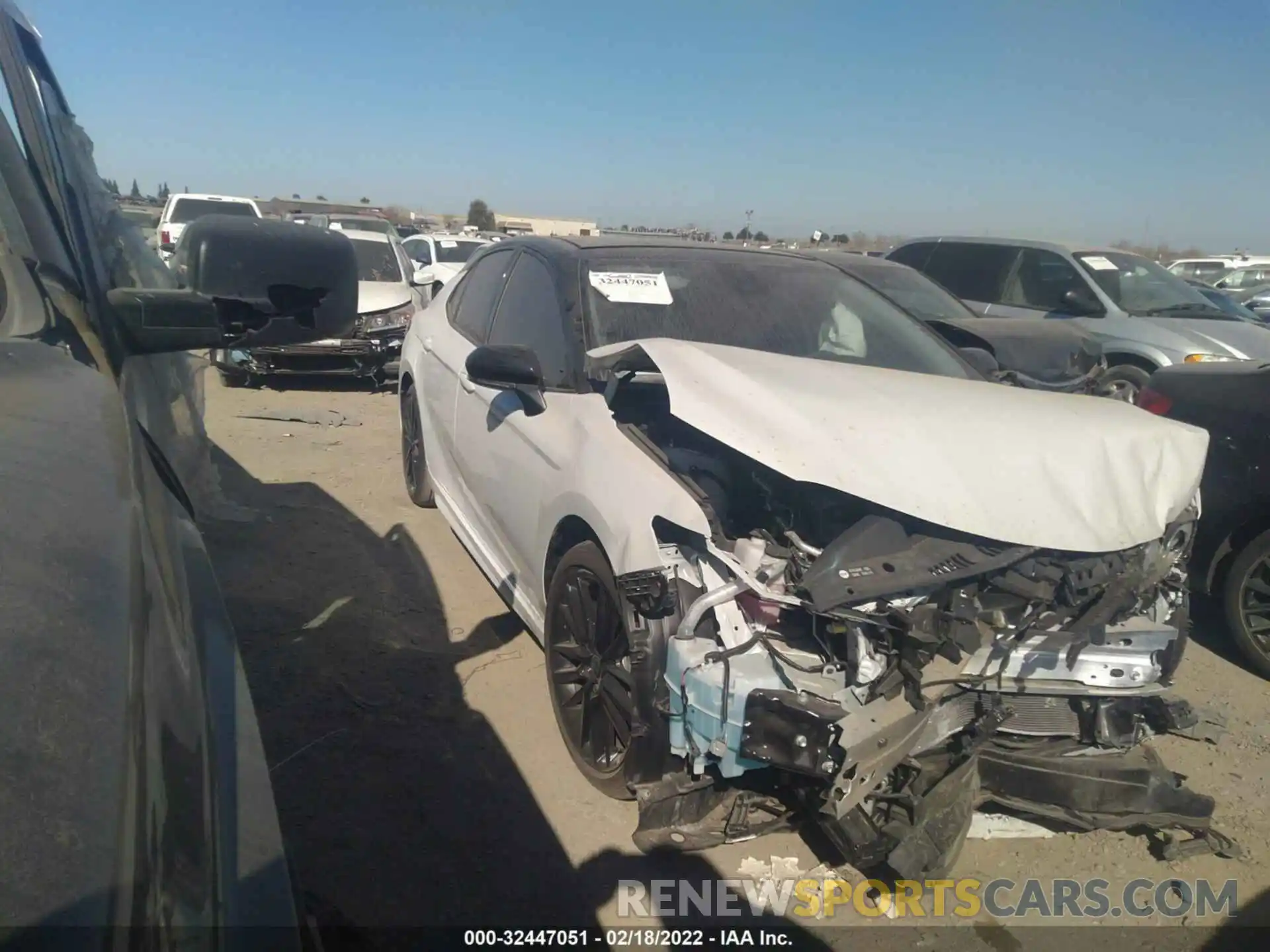 1 Photograph of a damaged car 4T1K61AK3MU490991 TOYOTA CAMRY 2021