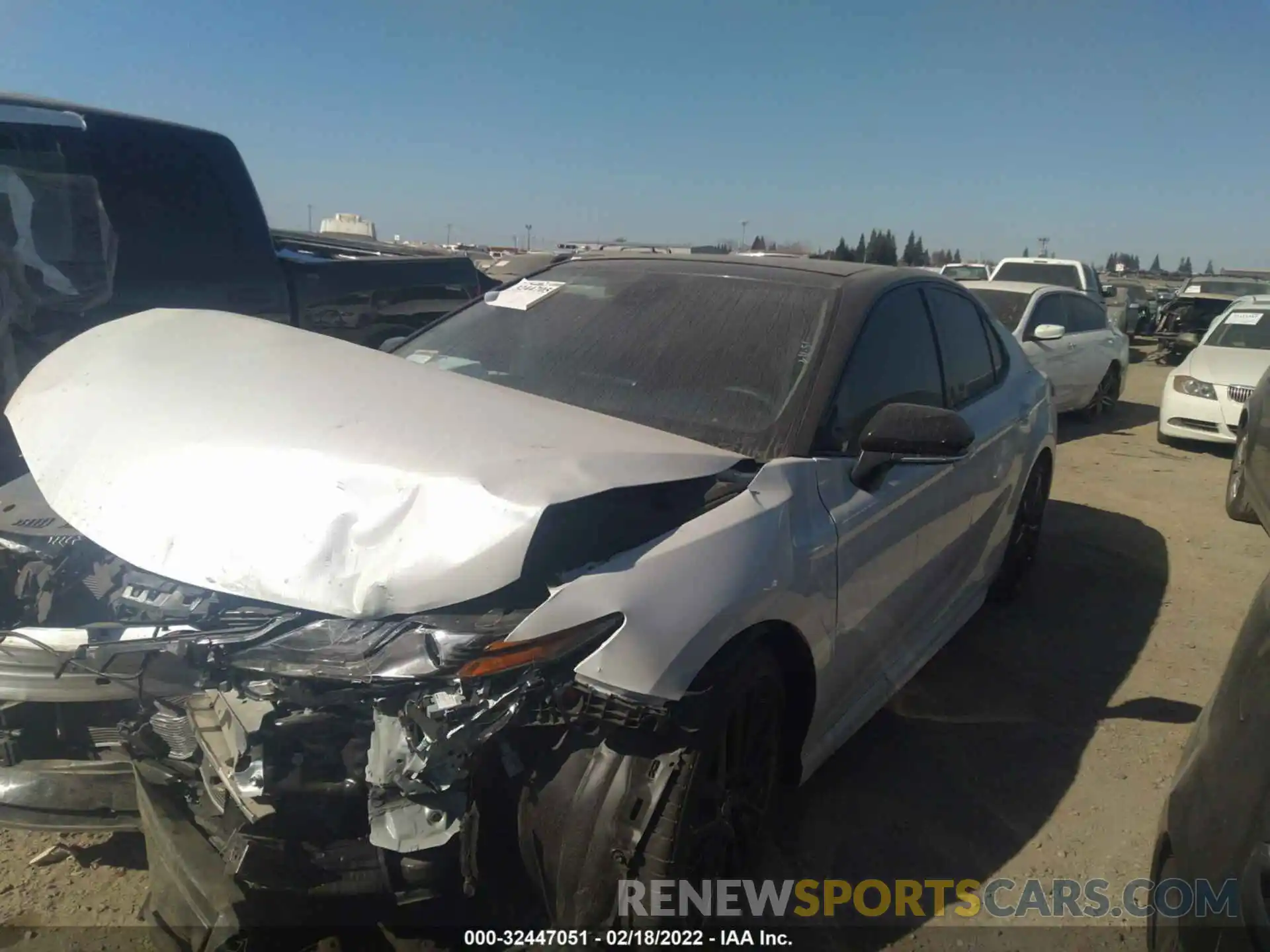 2 Photograph of a damaged car 4T1K61AK3MU490991 TOYOTA CAMRY 2021