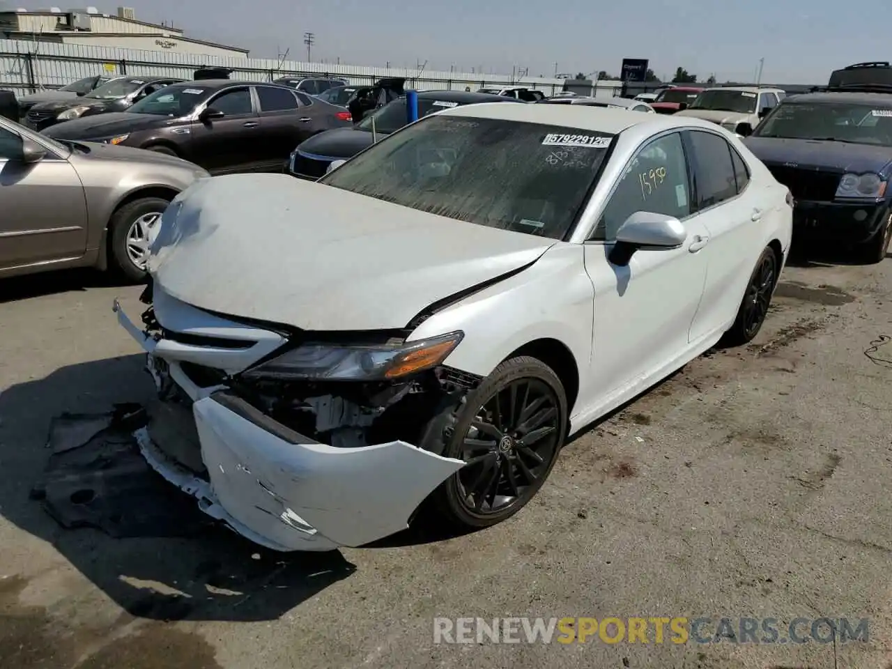 2 Photograph of a damaged car 4T1K61AK3MU511760 TOYOTA CAMRY 2021