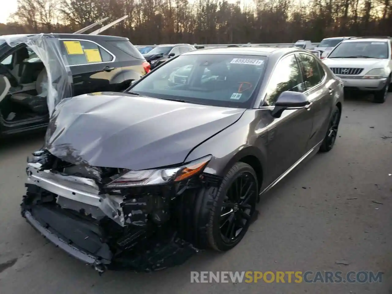 2 Photograph of a damaged car 4T1K61AK3MU528526 TOYOTA CAMRY 2021