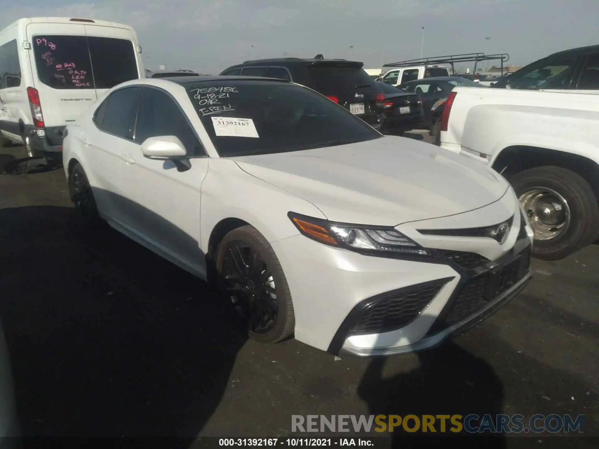 1 Photograph of a damaged car 4T1K61AK3MU528574 TOYOTA CAMRY 2021