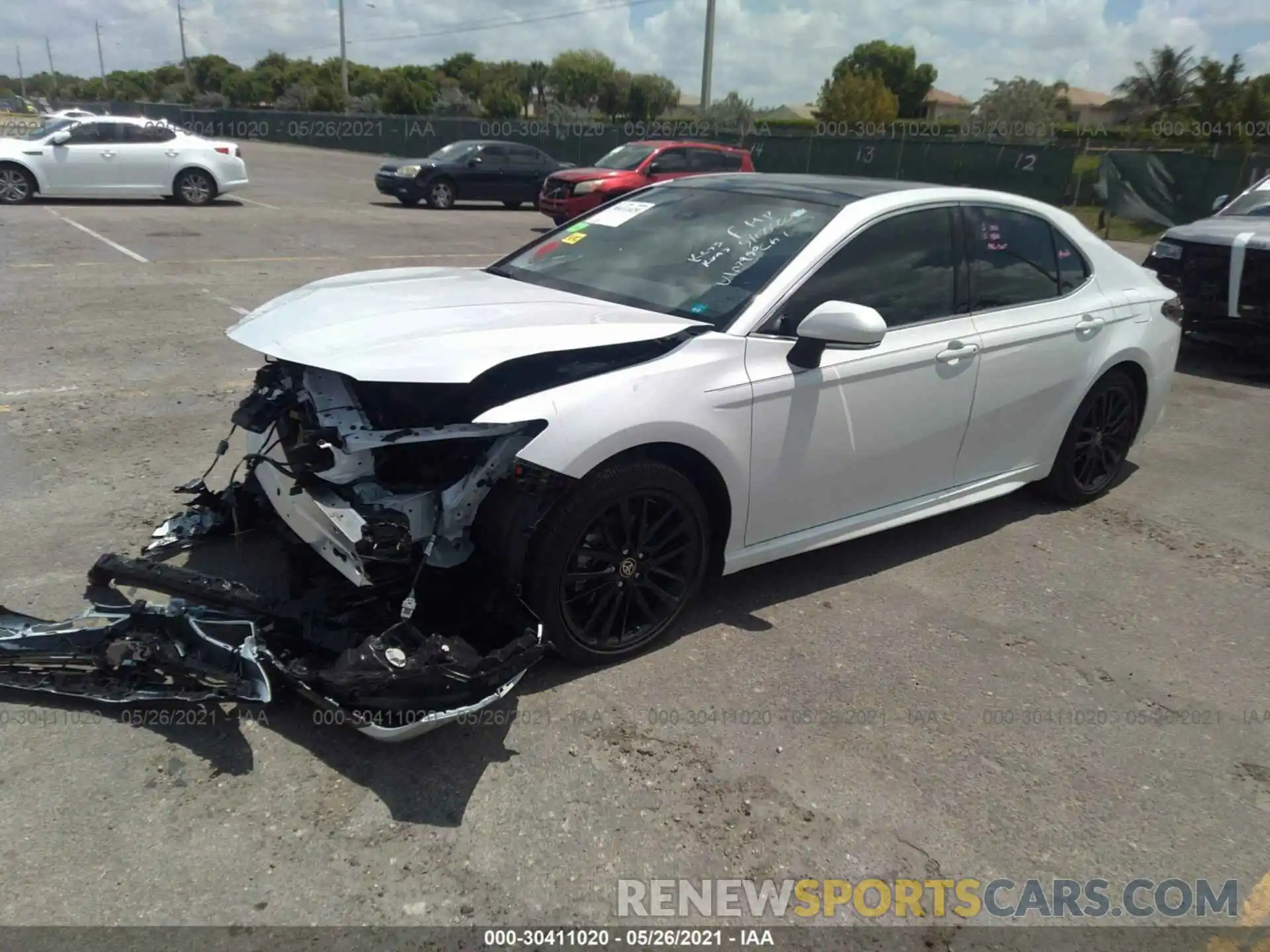 2 Photograph of a damaged car 4T1K61AK3MU532950 TOYOTA CAMRY 2021