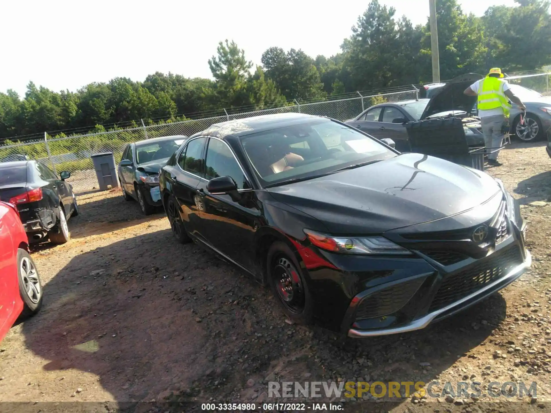 1 Photograph of a damaged car 4T1K61AK3MU561851 TOYOTA CAMRY 2021