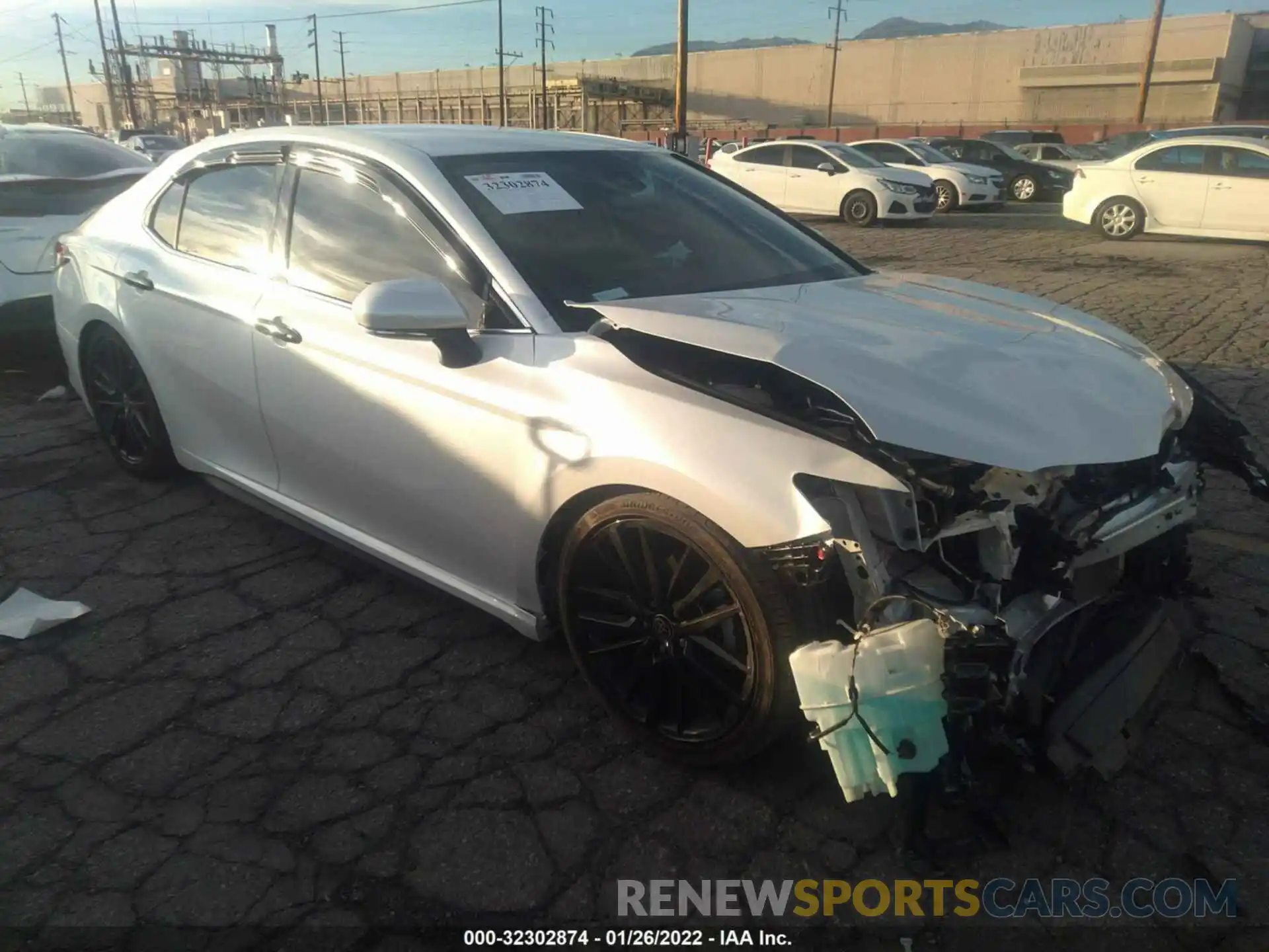 1 Photograph of a damaged car 4T1K61AK3MU592162 TOYOTA CAMRY 2021