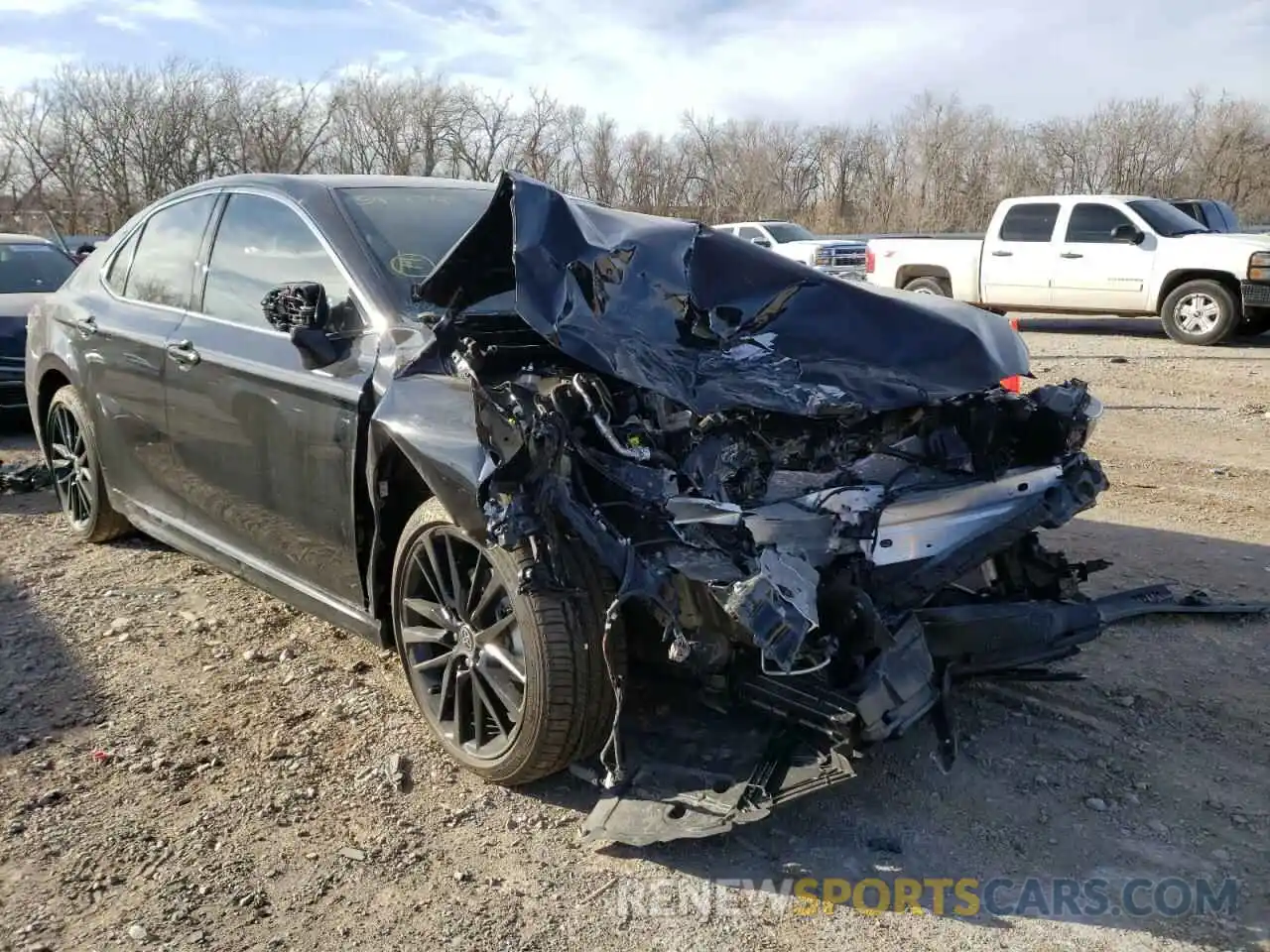 1 Photograph of a damaged car 4T1K61AK3MU595174 TOYOTA CAMRY 2021