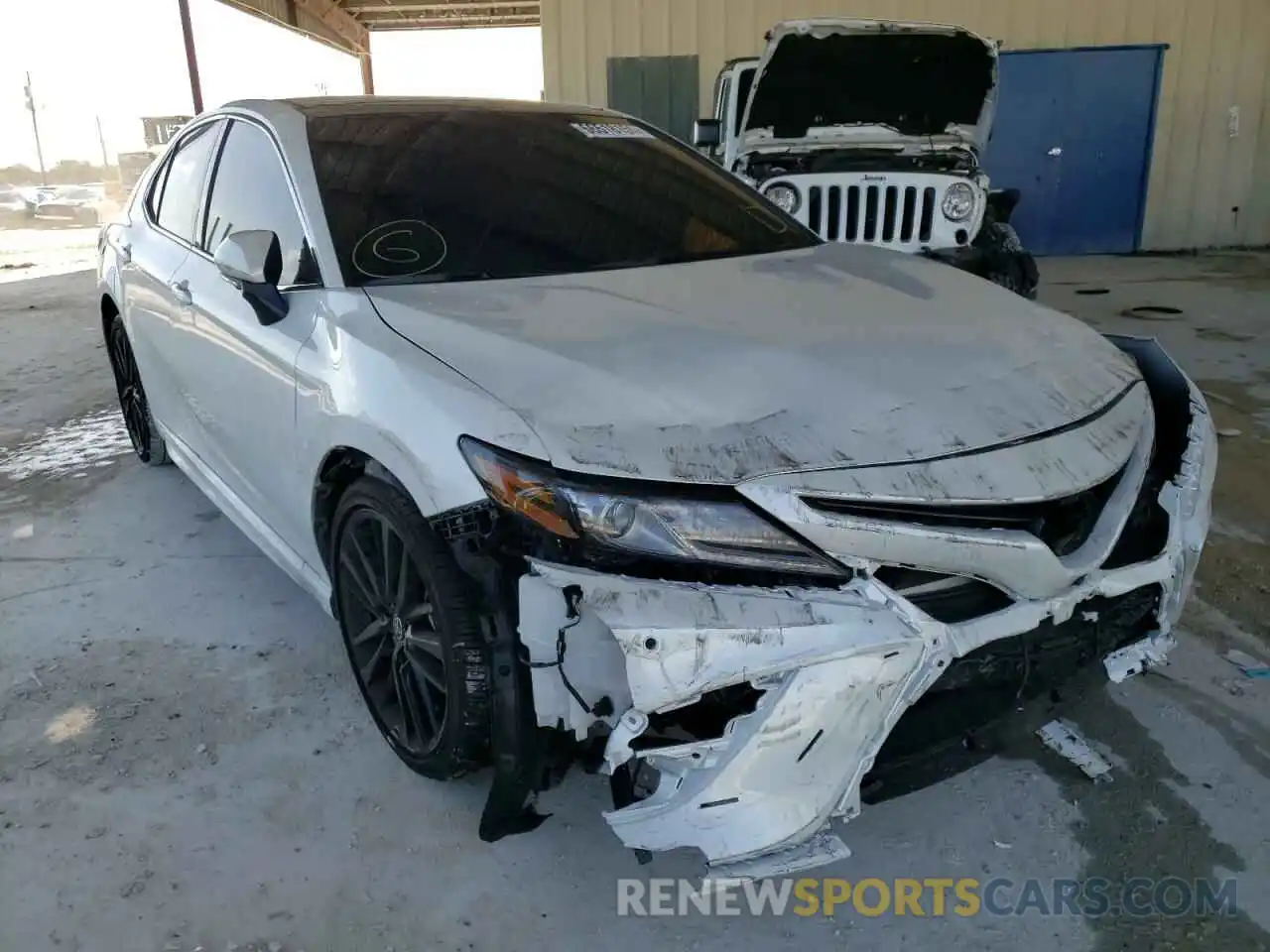 1 Photograph of a damaged car 4T1K61AK3MU609428 TOYOTA CAMRY 2021