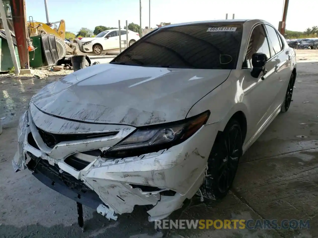 2 Photograph of a damaged car 4T1K61AK3MU609428 TOYOTA CAMRY 2021