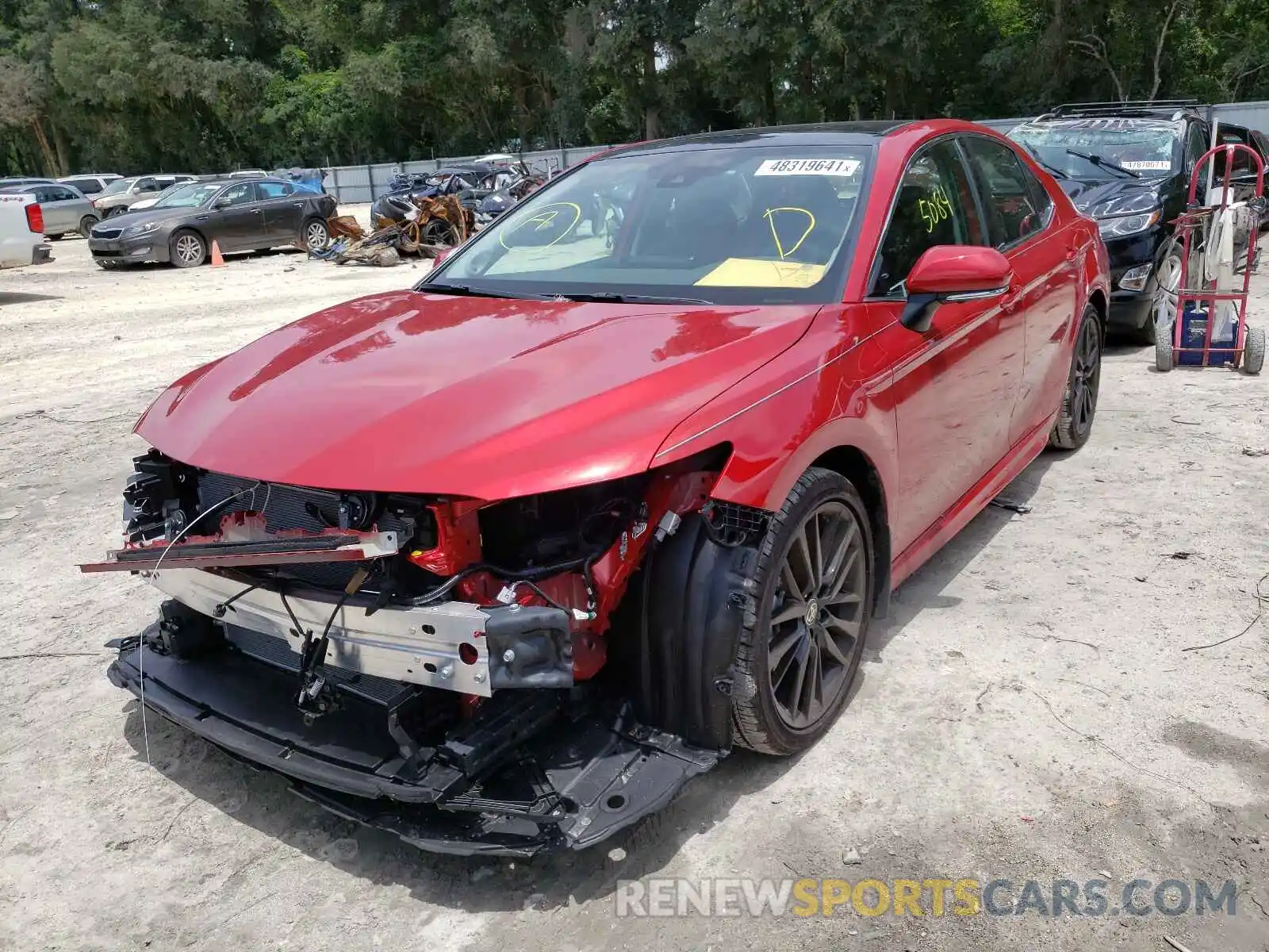 2 Photograph of a damaged car 4T1K61AK4MU417306 TOYOTA CAMRY 2021