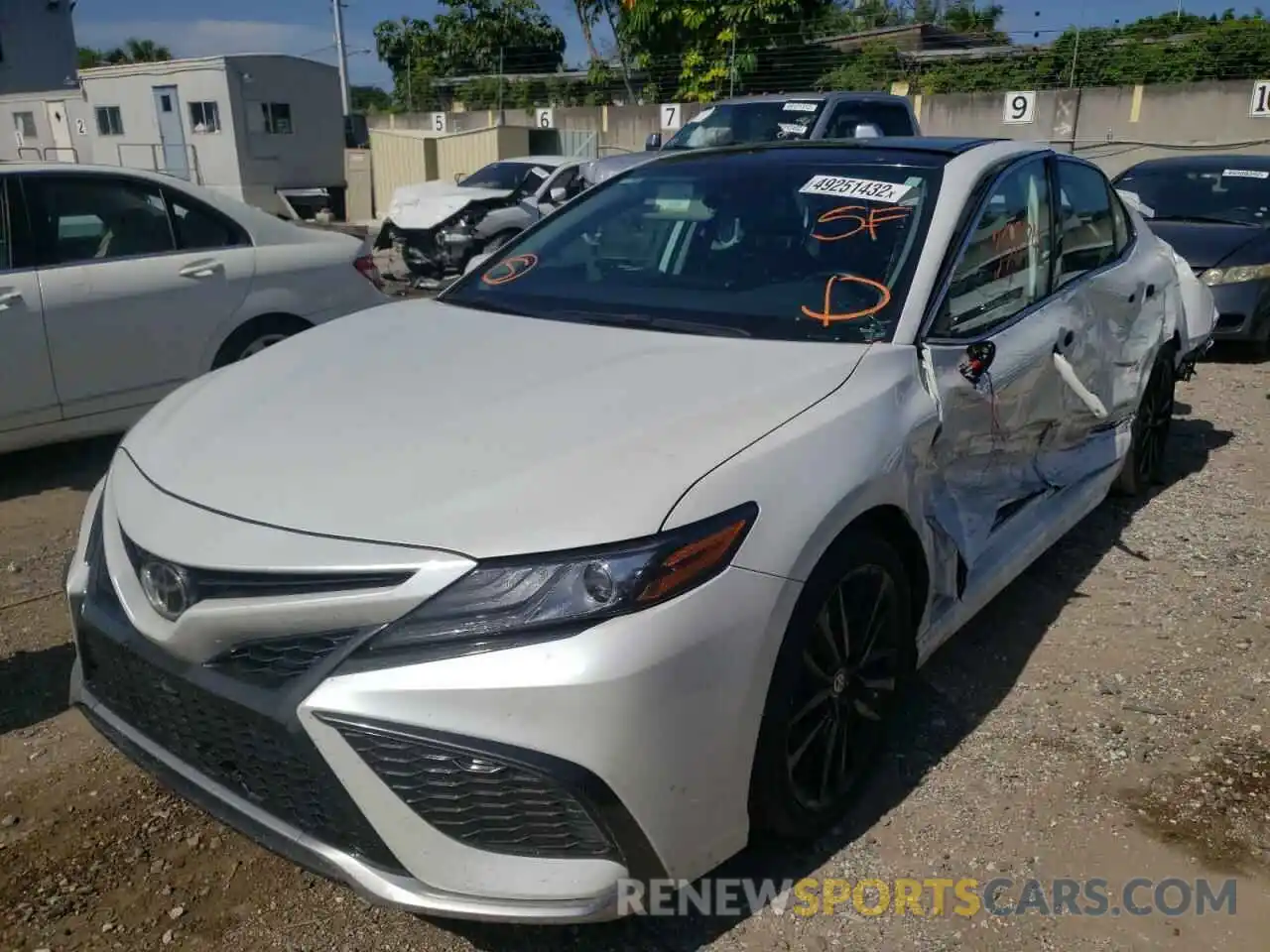 2 Photograph of a damaged car 4T1K61AK4MU417533 TOYOTA CAMRY 2021