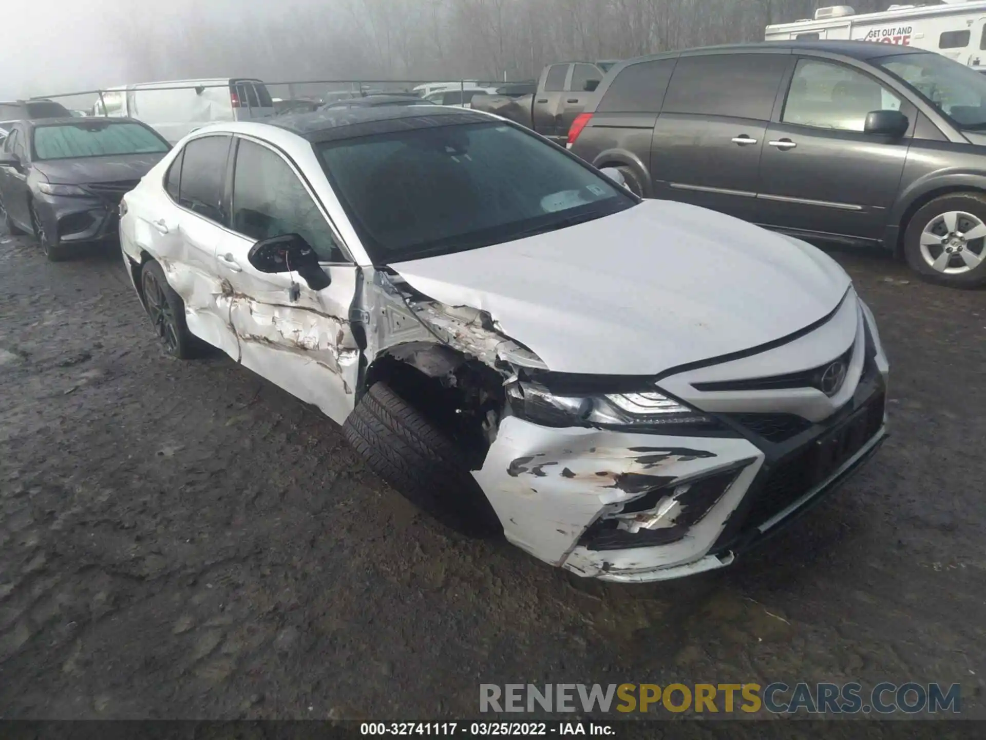 1 Photograph of a damaged car 4T1K61AK4MU427026 TOYOTA CAMRY 2021