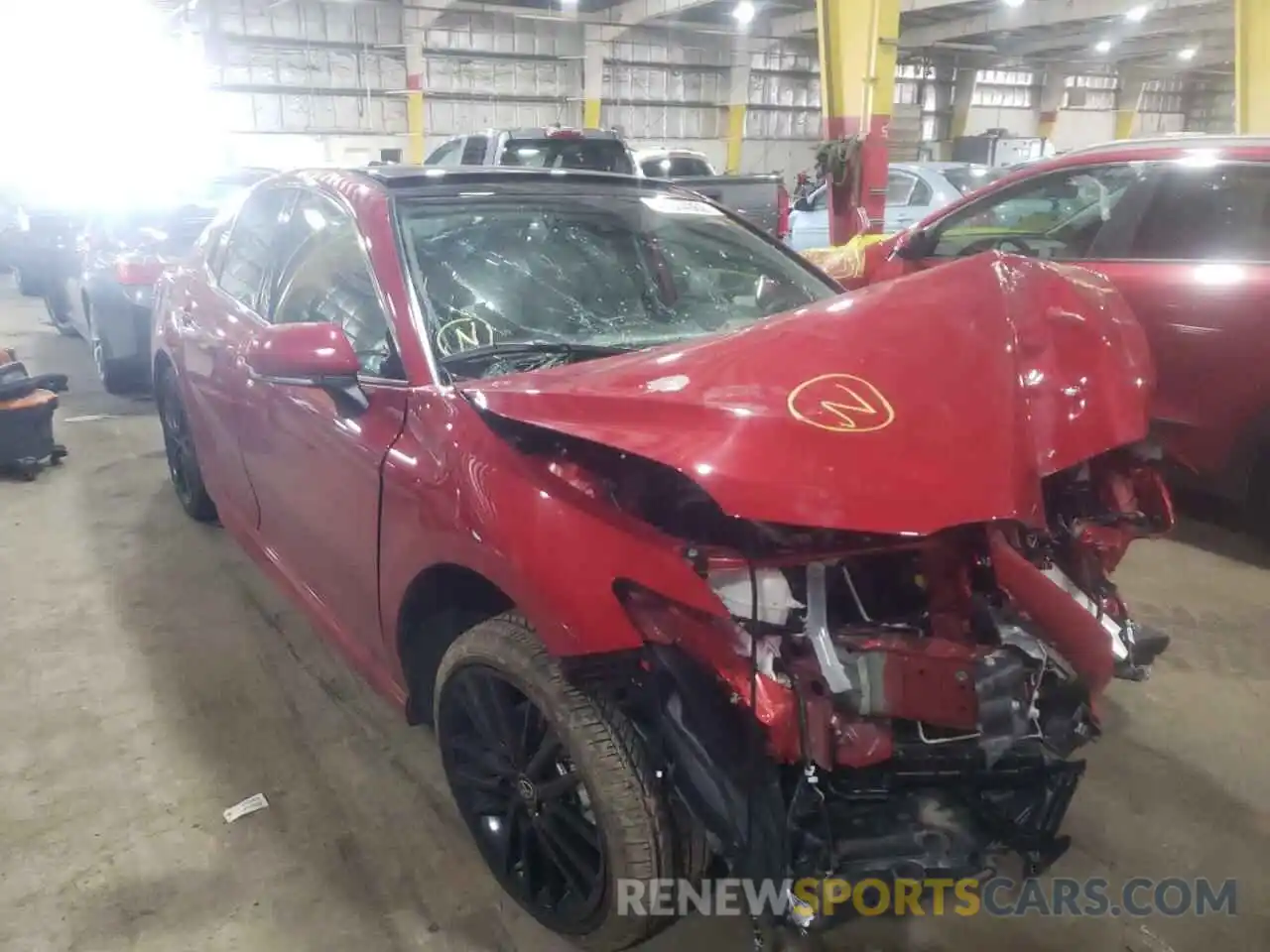 1 Photograph of a damaged car 4T1K61AK4MU472323 TOYOTA CAMRY 2021