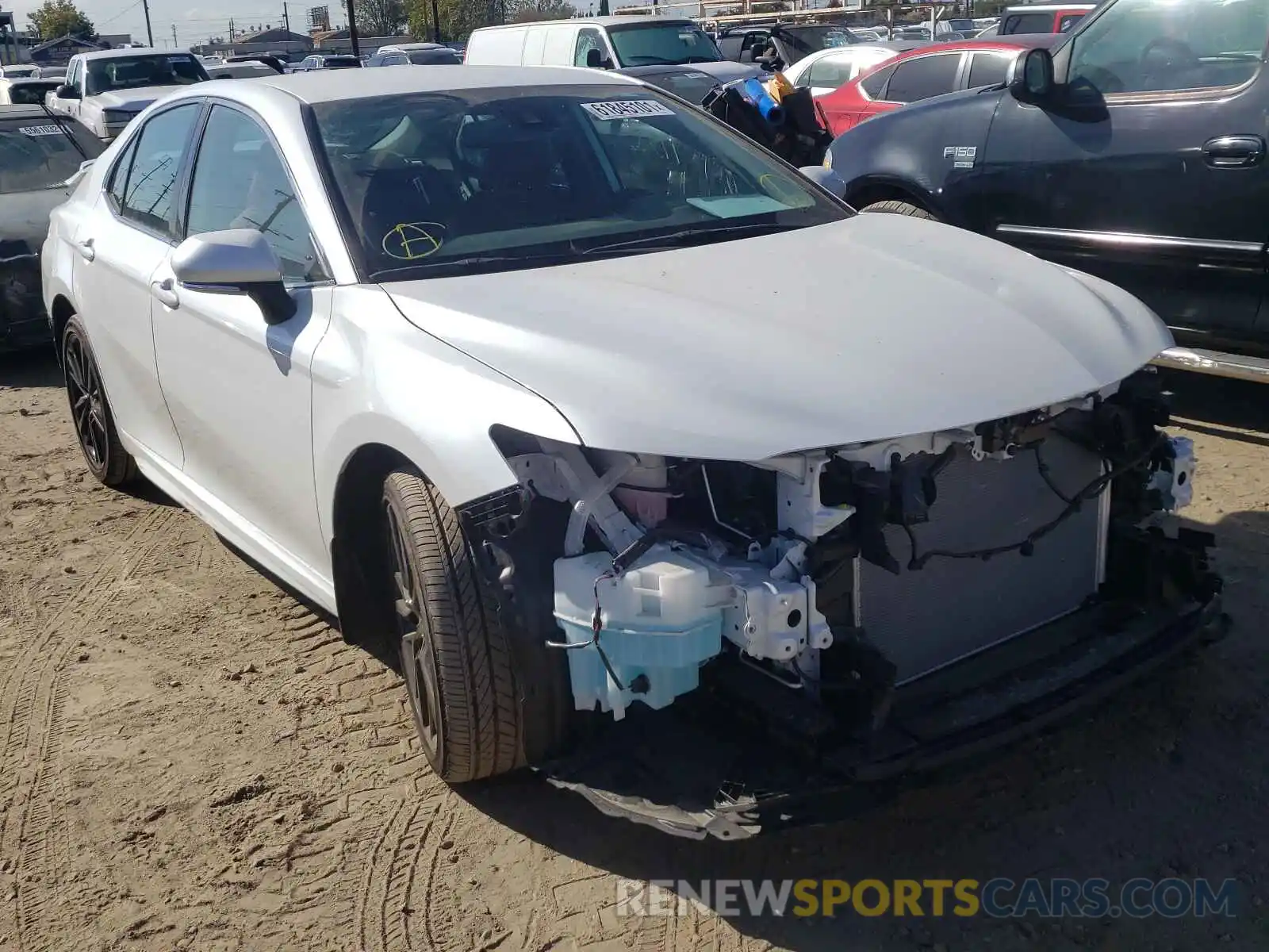 1 Photograph of a damaged car 4T1K61AK4MU601919 TOYOTA CAMRY 2021