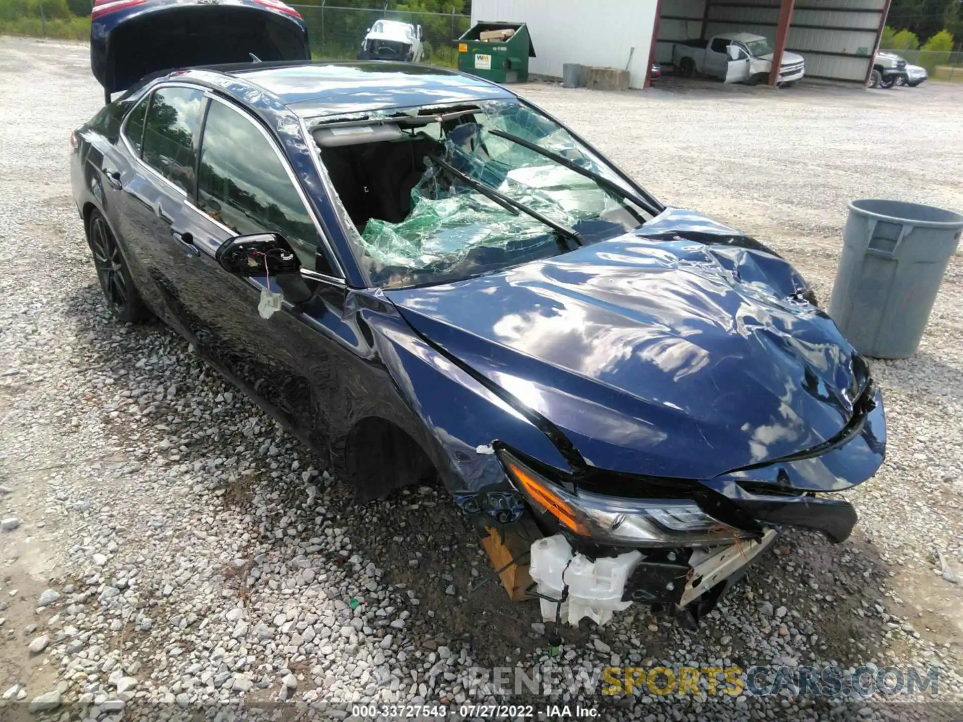 1 Photograph of a damaged car 4T1K61AK4MU603539 TOYOTA CAMRY 2021