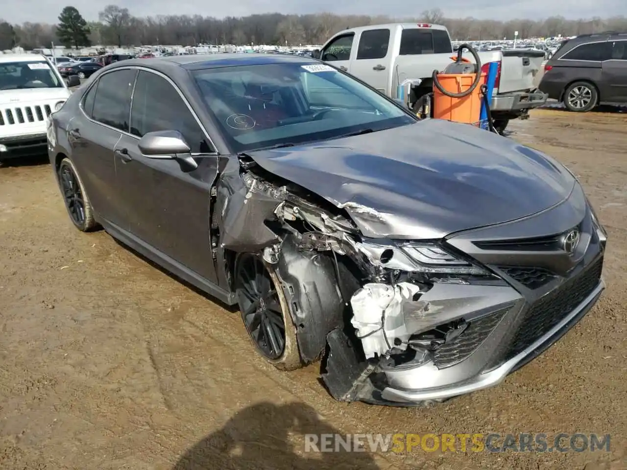 1 Photograph of a damaged car 4T1K61AK5MU408369 TOYOTA CAMRY 2021