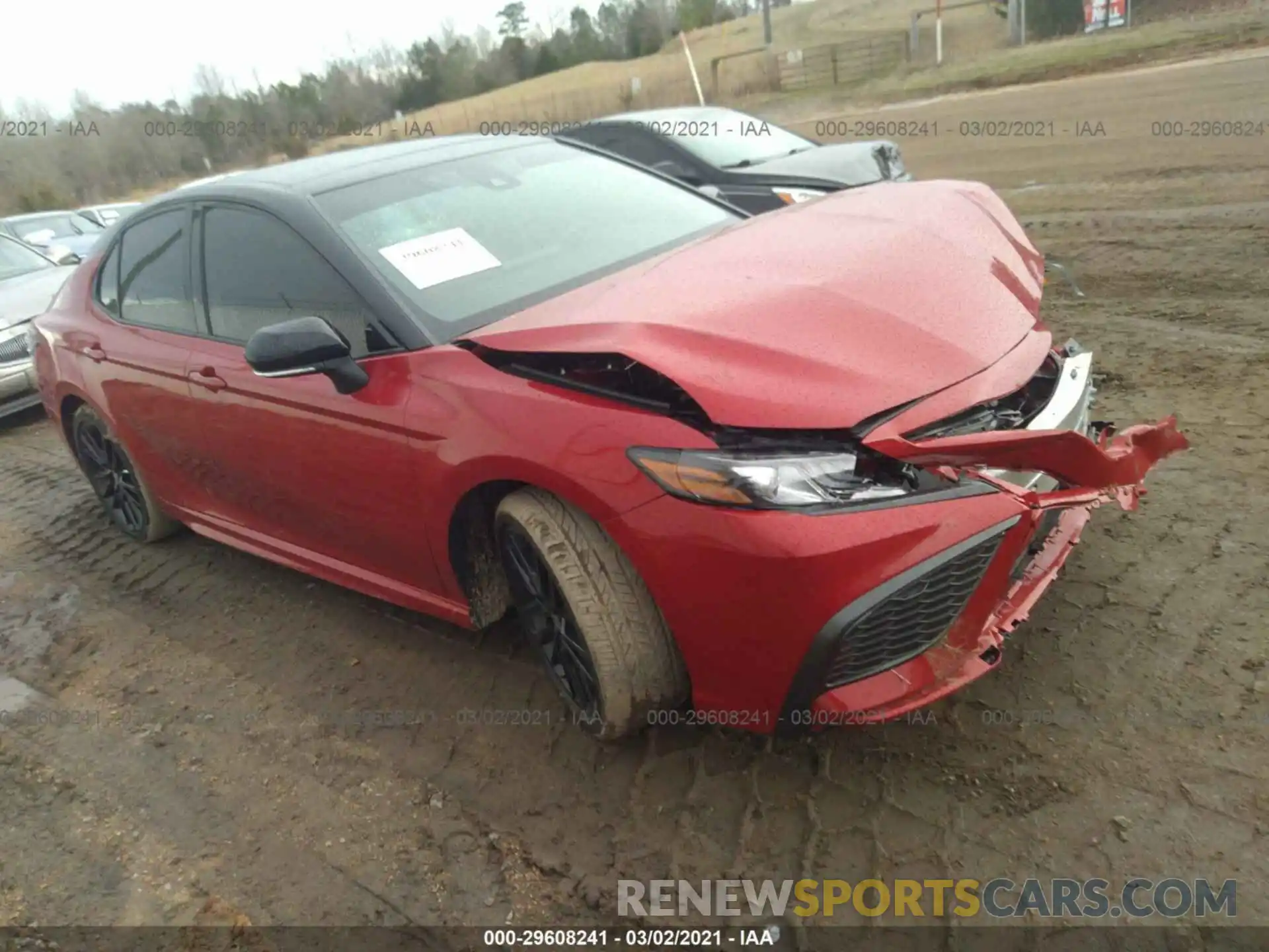 1 Photograph of a damaged car 4T1K61AK5MU418125 TOYOTA CAMRY 2021