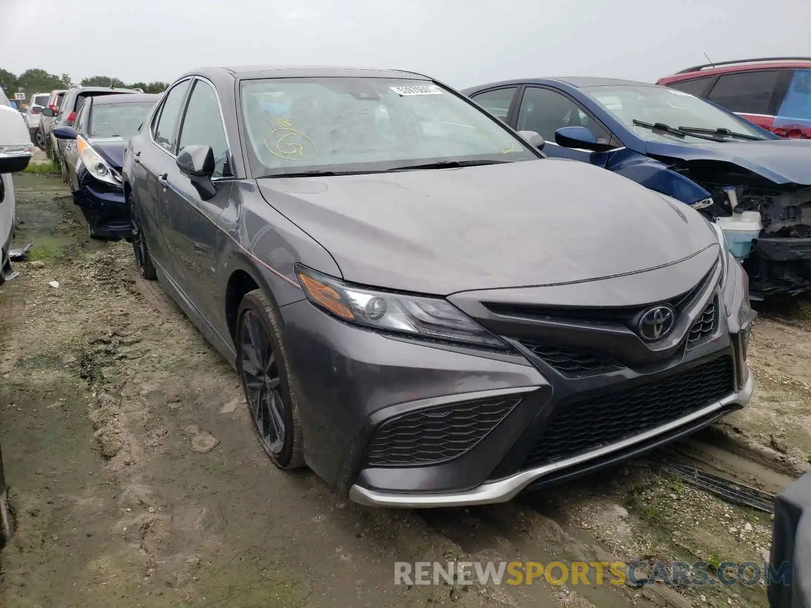 1 Photograph of a damaged car 4T1K61AK5MU423552 TOYOTA CAMRY 2021